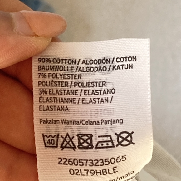 Preloved Topshop Men's Skinny Denim Jeans Blue Size 32 - Small Marks - Picture 9 of 15